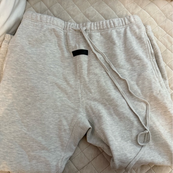 Essentials Light Gray Joggers - Picture 1 of 3